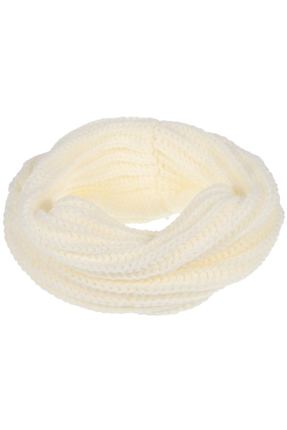 Loop Scarf Shawl Thick Neckerchief Woolen Yarn 1Pcs