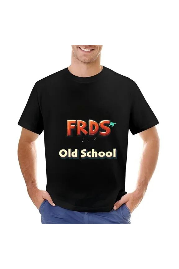 FRDS Humorous Typography Tee Playful Bold Letter Message Unisex T-Shirt up to size 5XL