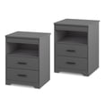 thumbnail image 1 of FREDEES Bedside Table with Charging Station, 3 Colors Smart Human Sensor Nightstand with Drawers&Gun Safe,Brightness Adjustable Modern All in one Nightstand for Bedroom/Living Room Furniture Grey, 1 of 6