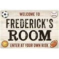 thumbnail image 1 of FREDERICK'S Room Kids Bedroom Sign Boy's 8x12 Metal 208120090451, 1 of 1