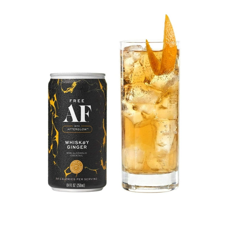 FREE AF Non-Alcoholic Drinks Whiskey Ginger | Alcohol Alternative