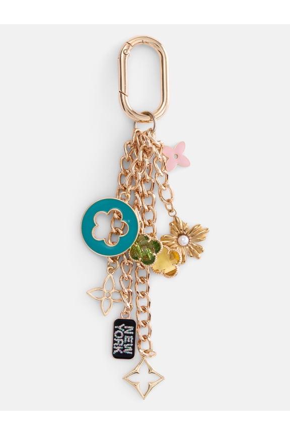 Women's Dangling Chains Handbag Charm, Multi