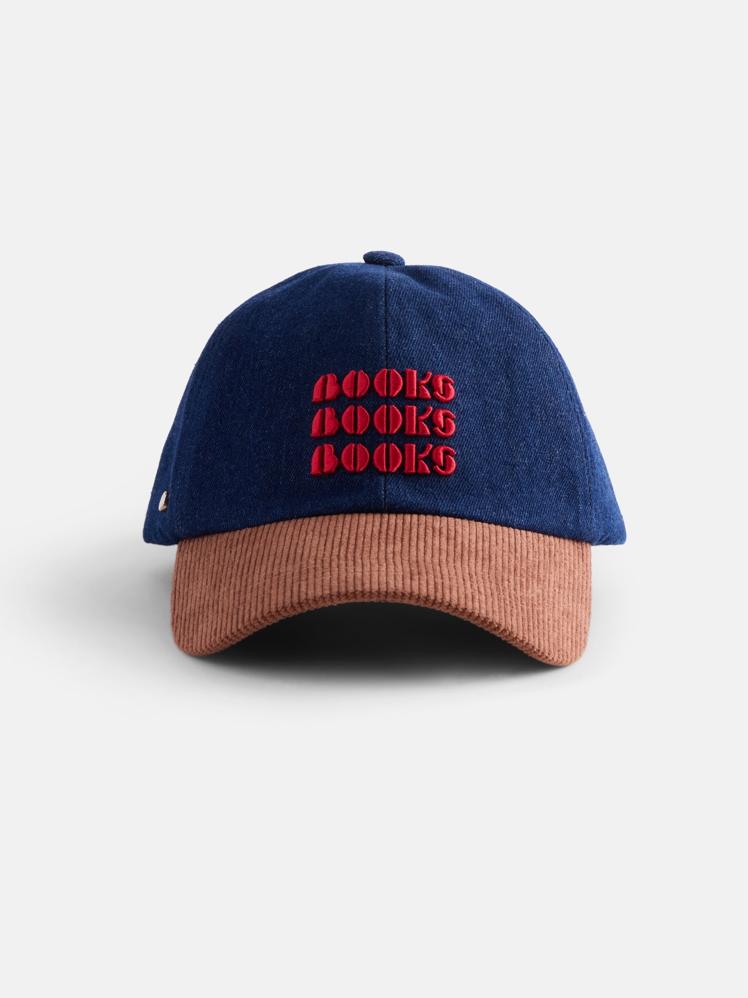 Free Assembly Women's Books Baseball Cap, Navy Denim
