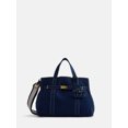 thumbnail image 1 of Free Assembly Women's Canvas Tote Handbag with Tote Charm, Navy Water, 1 of 4
