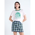 thumbnail image 1 of Free Assembly Women's and Women's Plus Cotton Cropped Boxy Tee with Short Sleeves, Sizes XS-4X, 1 of 5