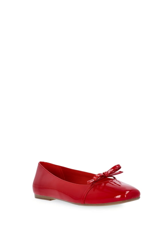 Women's Ballet Flats with Front Bow