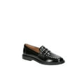 thumbnail image 1 of Free Assembly Women's Studded Faux Leather Loafers, Sizes 6-11, 1 of 7