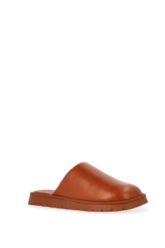Women's Faux Leather Mules