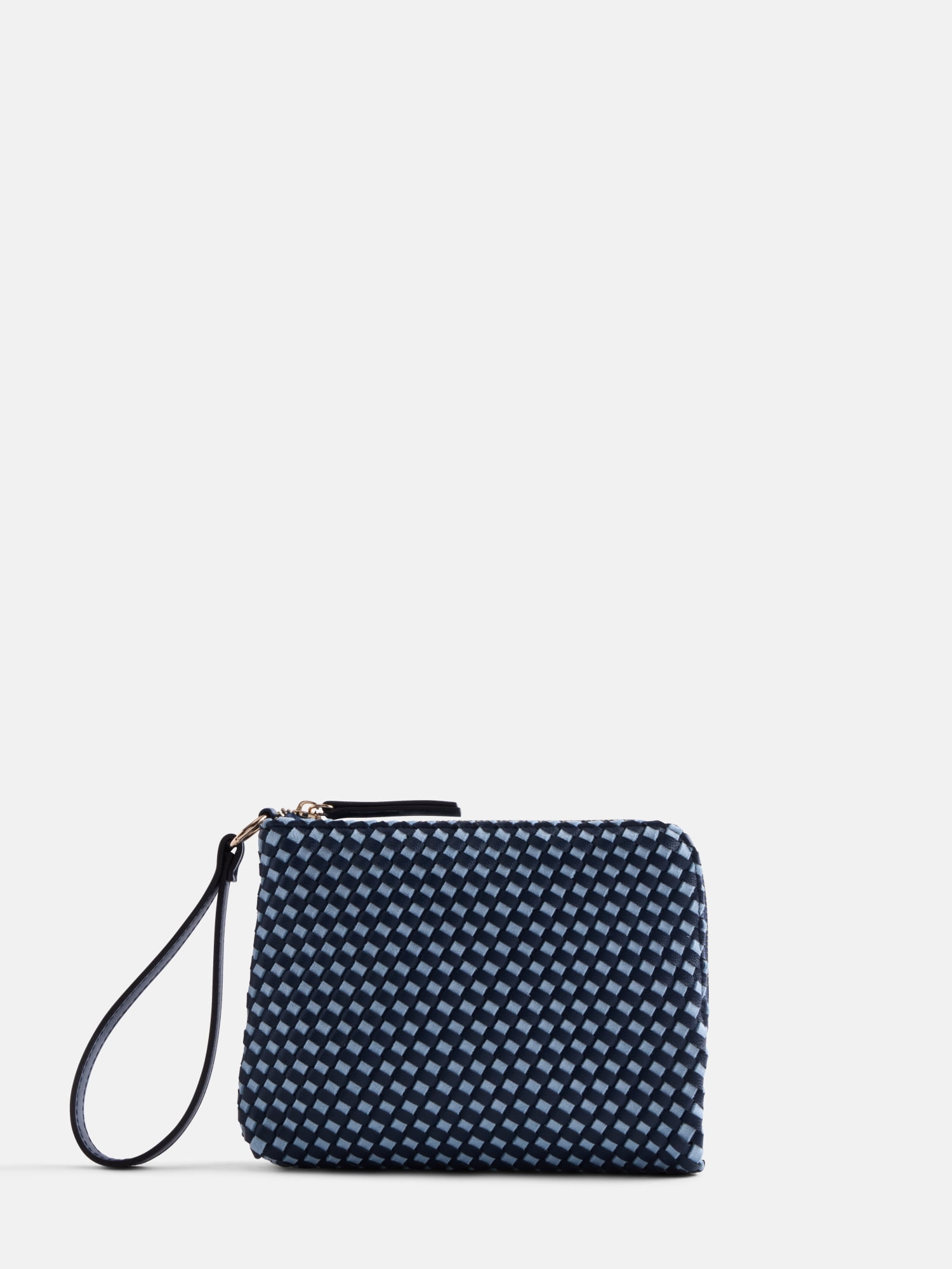 Free Assembly Women's Woven Wristlet, Blue Topaz