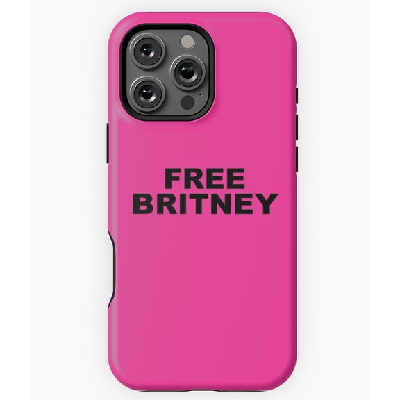 FREE BRITNEY Bold Typography Art N6687 Phone Case for iPhone 17 16 15 14 13 12 11 Pro Max