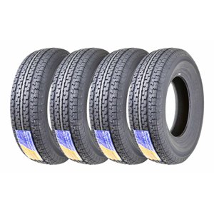 4 New Premium FREE COUNTRY Trailer Radial Tires ST225 75R15 10PR Load Range E w/Featured Side Scuff Guard Sansujyuku sansujyuku.com