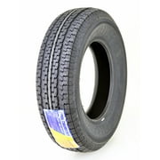 FREE COUNTRY New Premium Trailer Tire ST205/75R14 / 8PR Load Range D Steel Belted w/Scuff Guard, Set 1