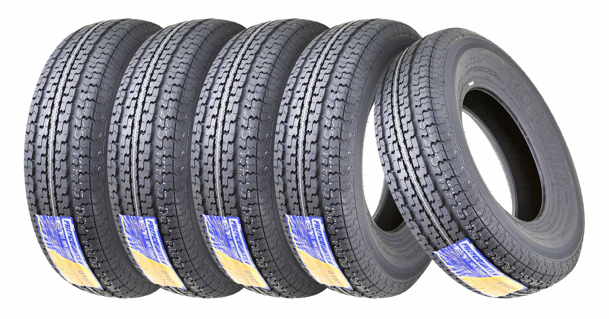 FREE COUNTRY Premium Trailer Tire ST 225 75R15 Radial 10PR Load Range E