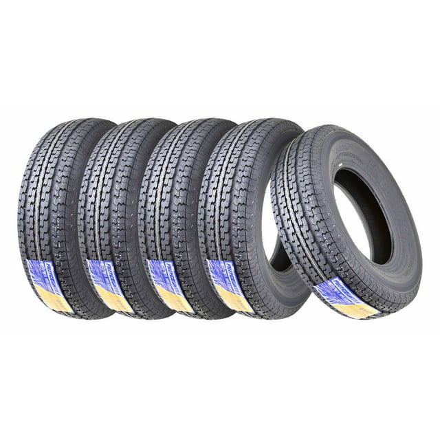 FREE COUNTRY Premium Trailer Tire ST 225 75R15, Radial 10PR Load E, Set