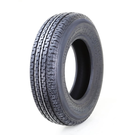 FREE COUNTRY Premium Trailer Tire ST175/80R13 Radial 6 Ply LR C 91M w/Featured Scuff Guard, Set One