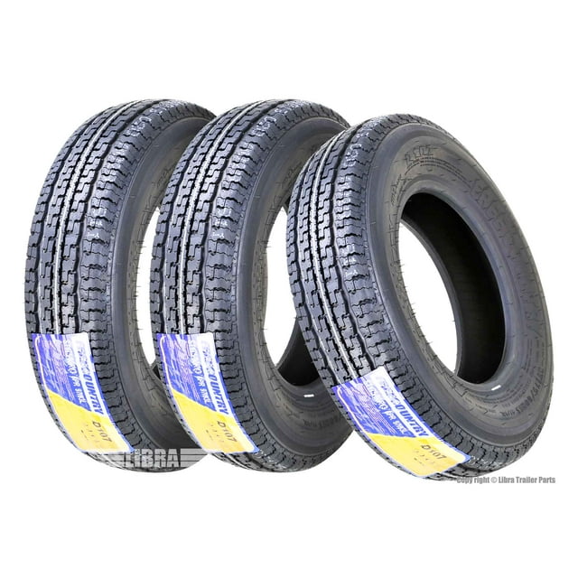 FREE COUNTRY Premium Trailer Tires, Size ST175/80R13 8PR Load Range D ...
