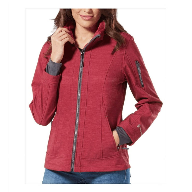 COUNTRY JACKET, FREE SUPER SOFTSHELL WOMENS ETCHED MEDIUM RED,