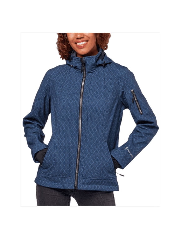 WOMENS SUPER SOFTSHELL JACKET, URBAN NAVY, LARGE