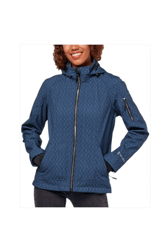 WOMENS SUPER SOFTSHELL JACKET, URBAN NAVY, LARGE