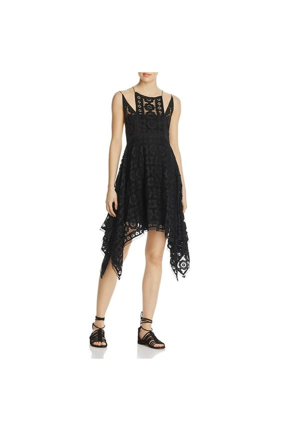 Women's Just Like Honey Lace Dress Black 12