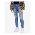 thumbnail image 1 of FREE PEOPLE $128 Womens New 1706 Blue Semi Destroyed Jeans 27 Waist B+B, 1 of 4