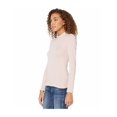thumbnail image 1 of FREE PEOPLE $48 Womens New Pink Turtle Neck Long Sleeve T-Shirt Sweater XS\S B+B, 1 of 3