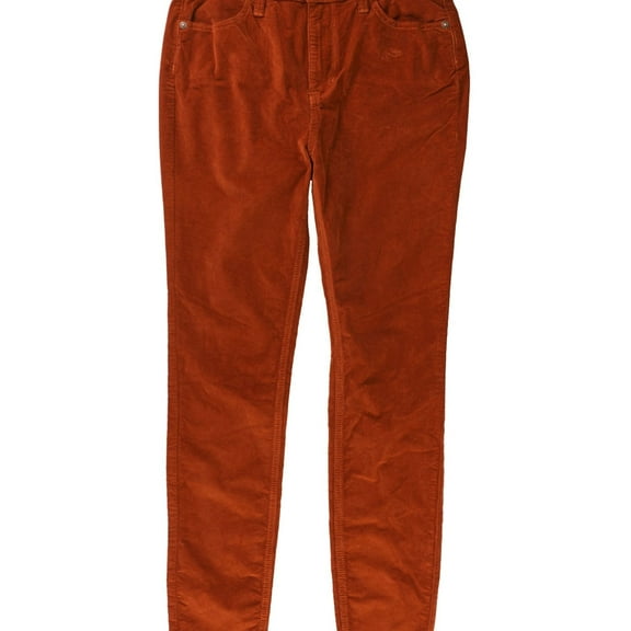 Free People Womens High Rise Casual Corduroy Pants, Brown, 24