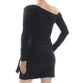 thumbnail image 1 of FREE PEOPLE $98 Womens New 1165 Black Frankie Draped Asymmetrical Dress S B+B, 1 of 2