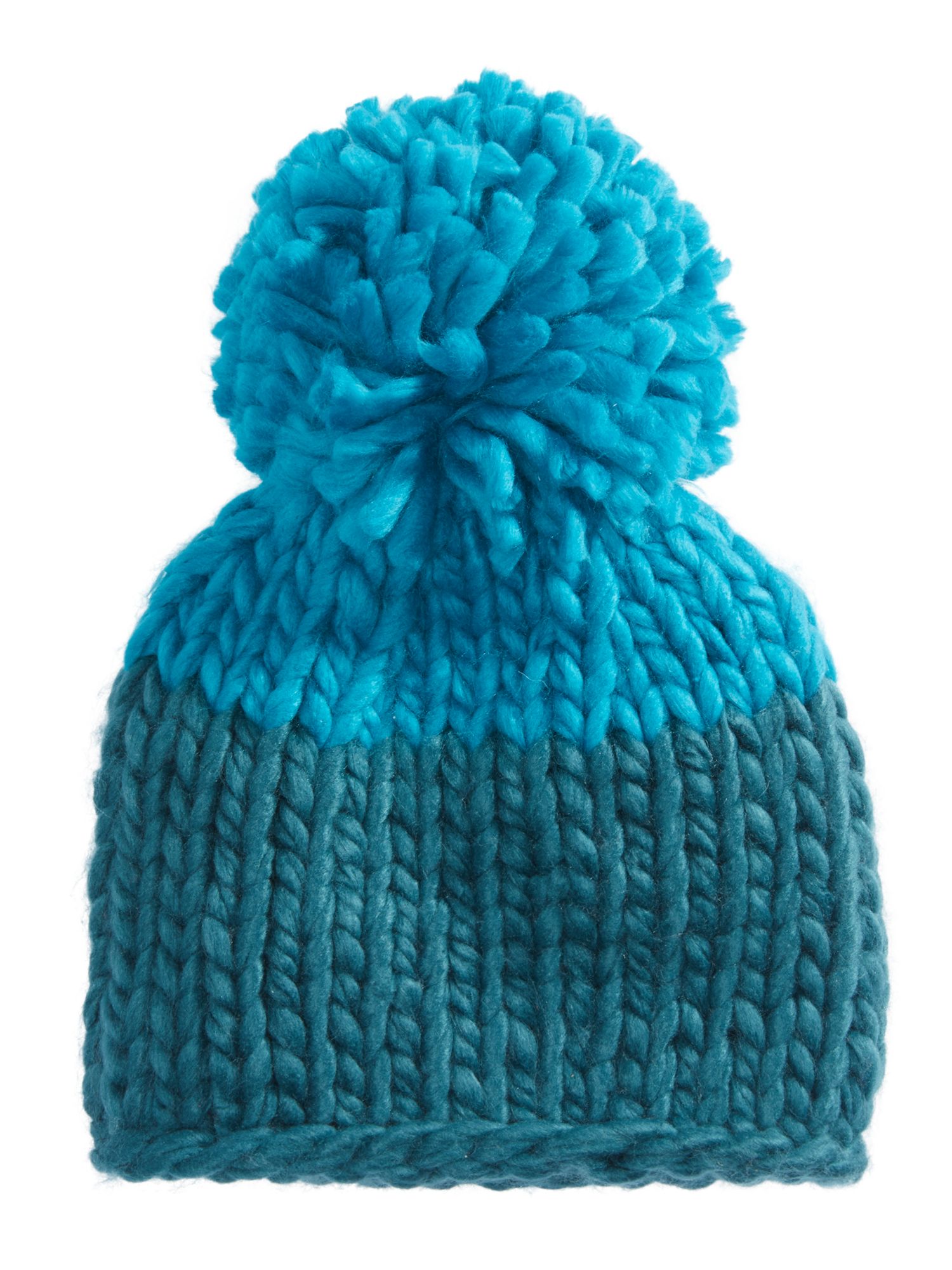 Free People Cozy Up Colorblock Beanie Knit Hat Pom Free People Cozy Up Color Block Pom Beanies are 50% OFF. A  main image 2