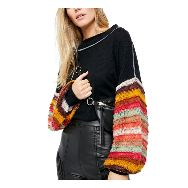 Free people color block sweater best sale