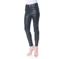 thumbnail image 1 of FREE PEOPLE Womens Black Faux Leather High Rise Pants 28 Waist, 1 of 2