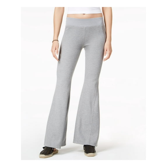FREE PEOPLE Womens Gray Flare Casual Pants M