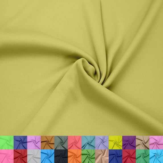 60" Wide 100% Polyester Interlock Lining –2-Way Stretch, Lightweight Knit Fabric by the Yard for Apparel, Maternity, Party Decorations, Drapery, Crafts & DIY.