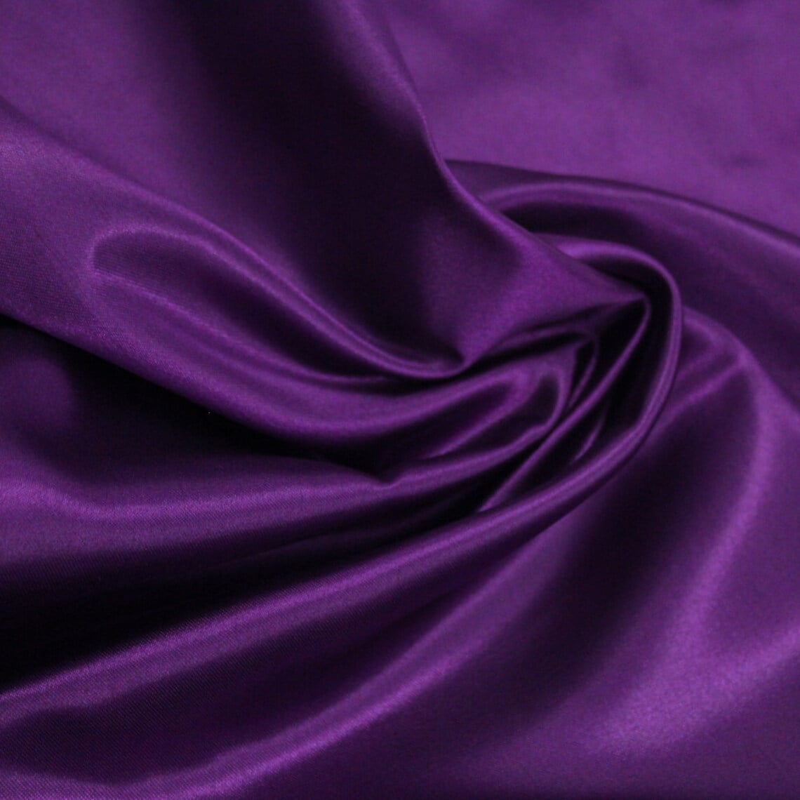 FREE SHIPPING!!! 60" inches Wide - by The Yard - Charmeuse Bridal Satin Fabric for Wedding, Apparel, Crafts, Decor, Costumes (EGGPLANT, 1 YARD)