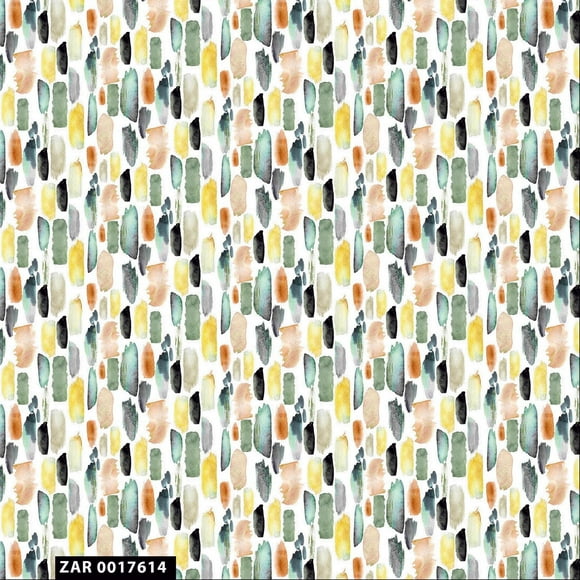 Stylish 100% Cotton Watercolor Quilting Fabric, 44 in Wide, 1 Yard, Gray