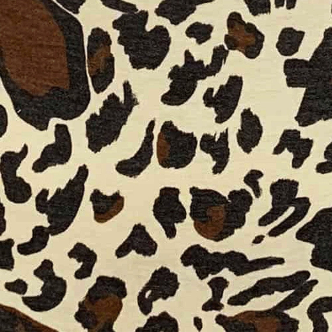 Almond Caramel Leopard Skin Printed on French Terry Fabric, DIY