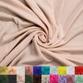 thumbnail image 1 of 60" Wide Crepe Viscose Spandex Fabric by the Yard, 220 GSM, Medium-weight - Soft 2-Way Stretch Fabric for Dresses, Pants, Tops, Costumes & DIY Sewing Projects, 1 of 3