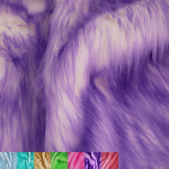 Faux Fur Fabric by the Half Yard – Soft, Shaggy, Mohair-Like Texture – Great for Sewing, Costumes, Crafts, and Decorations