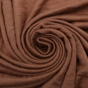 FREE SHIPPING!!! Chocolate B Rayon Jersey Stretch Knit Fabric - Medium Weight/ 180 GSM, DIY Projects by 1 YARD - Style 409