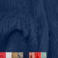 thumbnail image 1 of FREE SHIPPING!!! Denim Short Pile Luxury Shag Faux Fur Fabric, DIY Projects by Half Yard, 1 of 4