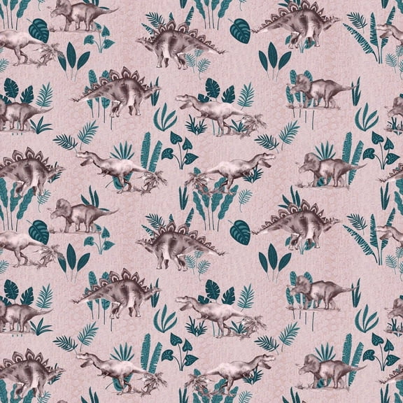 Stylish Fabric Cotton Quilting Fabric for DIY Projects, 45 Yards, Dinosaur Animal Print