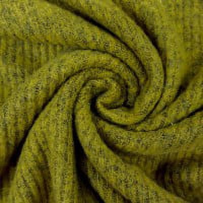 FREE SHIPPING!!! Green Chartreuse on Hacci Rib Brushed Fabric, DIY Projects by the Yard Style-770
