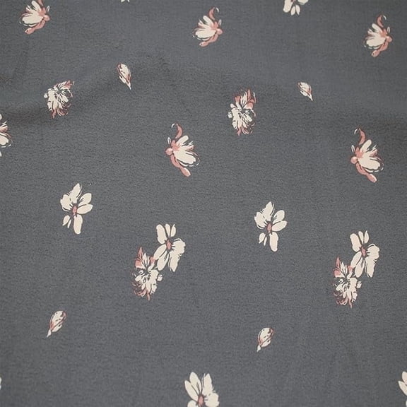 Grey Mauve 58" Wide Printed 100% Polyester Moroccan Fabric-120GSM, Lightweight, Non-Stretched, Anti-Wrinkle & Breathable-Apparel, Dresses, Draperies, Headbands & DIY.