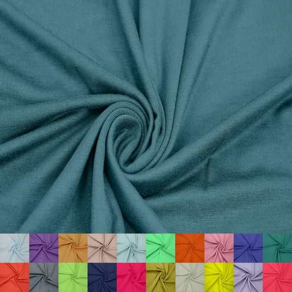 FREE SHIPPING!!! Hunter Green Heavyweight Rayon Jersey Spandex Knit Fabric, DIY Projects by the Yard