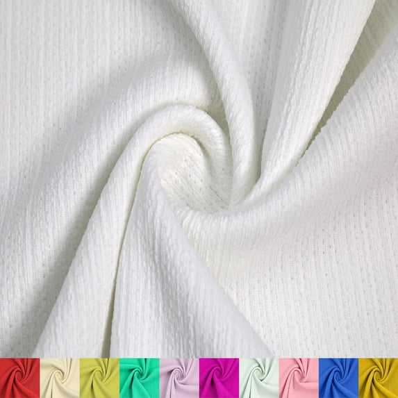 54 Inch Wide Polyester Spandex Stretch Jacquard Knit Fabric