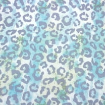 OffWhite Blue 60" Wide Printed Poly Spandex Lace Power Mesh Fabric by The Yard-100 GSM, Lightweight, 4-Way Stretch, Breathable – Apparel, Headbands, Bridal & Accessories.