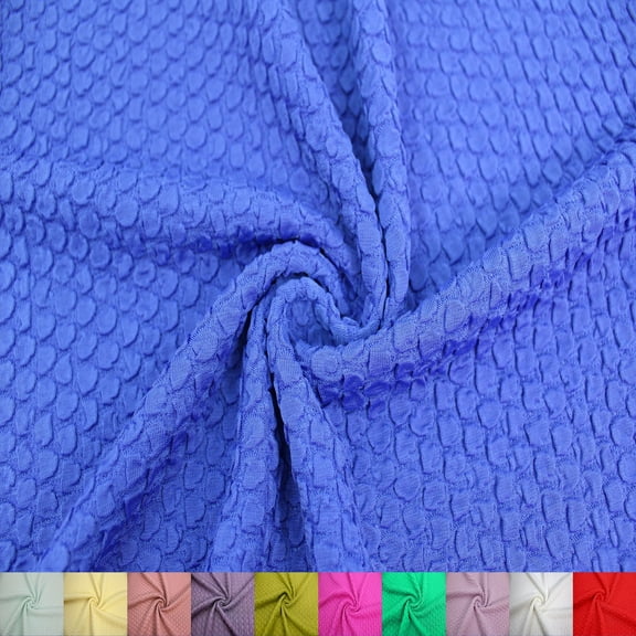 Royal Neon Bubble Textured Fabric, DIY Projects by the Yard