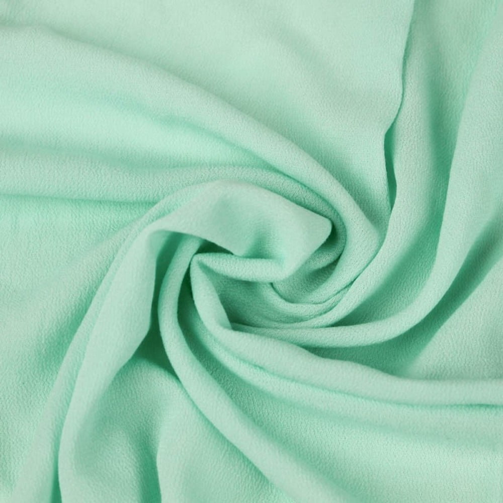 Solid Rayon Crepe Fabric by the Yard, Lightweight and Soft, Multiple ...
