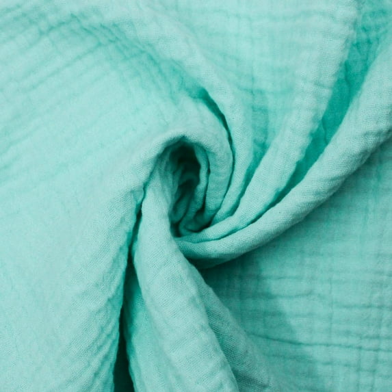 FREE SHIPPING!!! Seafoam Pale Solid Color 100% Cotton Gauze Fabric, DIY Projects by the Yard 