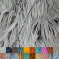thumbnail image 1 of Stylish Fabric 60 in Faux Fur Fabric, Solid Print, Solid, Sewing & Craft Fabric, 0.5 Yard, Silver-Gray, 1 of 4